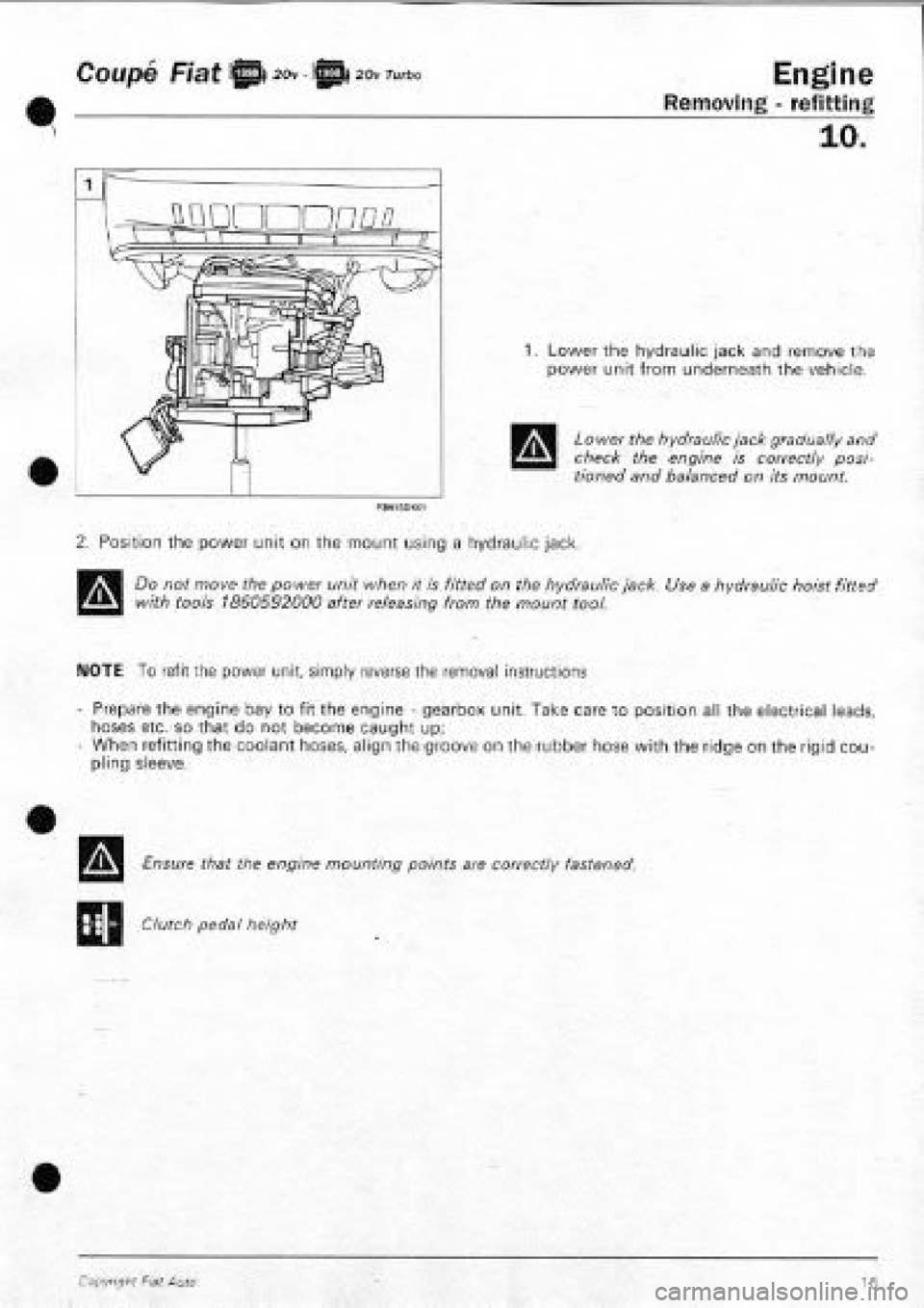 FIAT COUPE 1995 Workshop Manual FIAT COUPE 1995 Workshop Manual