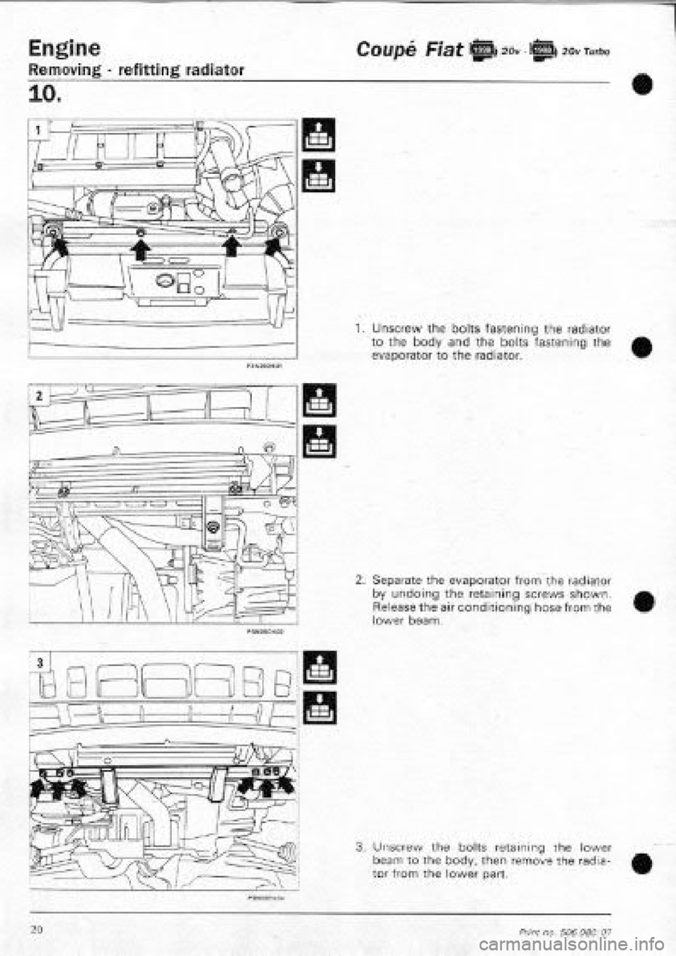 FIAT COUPE 1995 Workshop Manual FIAT COUPE 1995 Workshop Manual