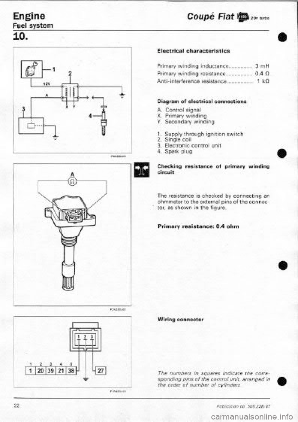 FIAT COUPE 1995 Workshop Manual FIAT COUPE 1995 Workshop Manual