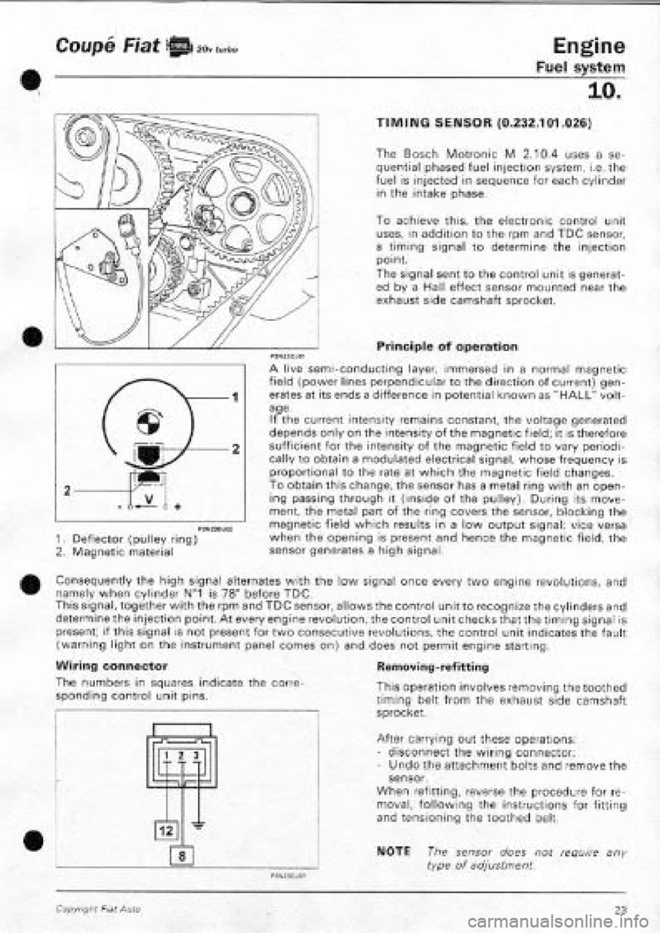 FIAT COUPE 1995 Workshop Manual FIAT COUPE 1995 Workshop Manual