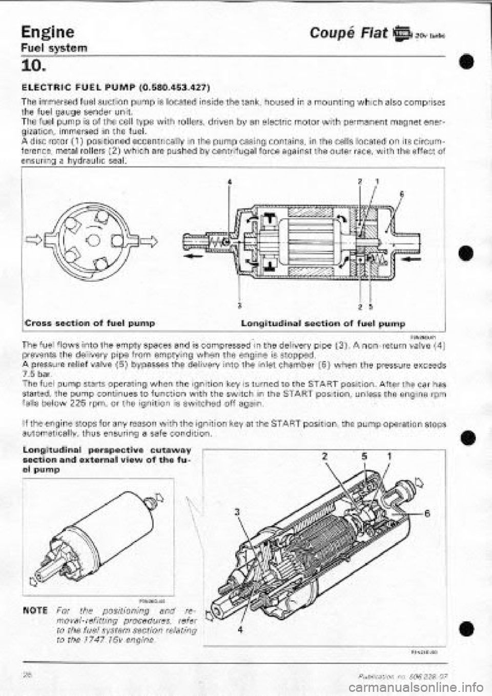 FIAT COUPE 1995 Workshop Manual FIAT COUPE 1995 Workshop Manual