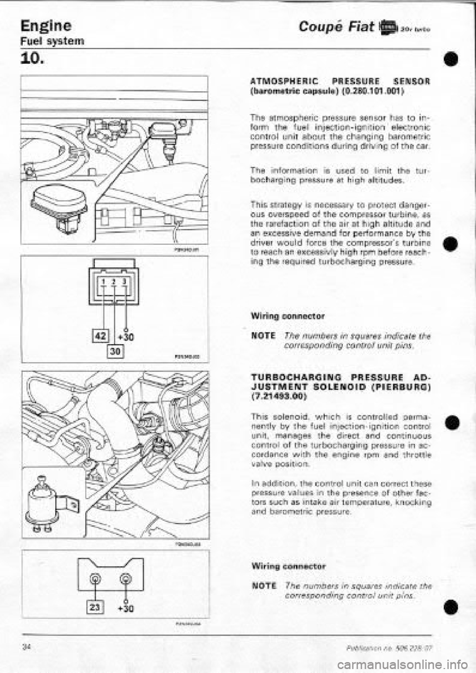FIAT COUPE 1995 Workshop Manual FIAT COUPE 1995 Workshop Manual