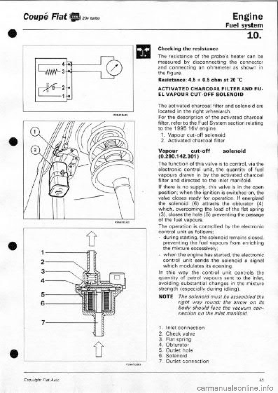 FIAT COUPE 1995 Workshop Manual FIAT COUPE 1995 Workshop Manual