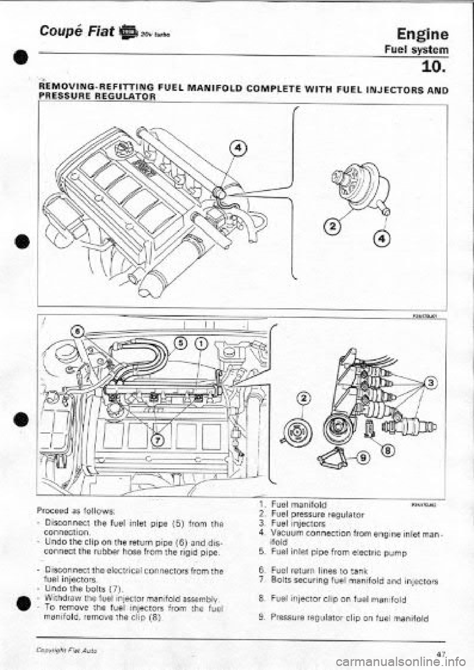 FIAT COUPE 1995 Workshop Manual FIAT COUPE 1995 Workshop Manual