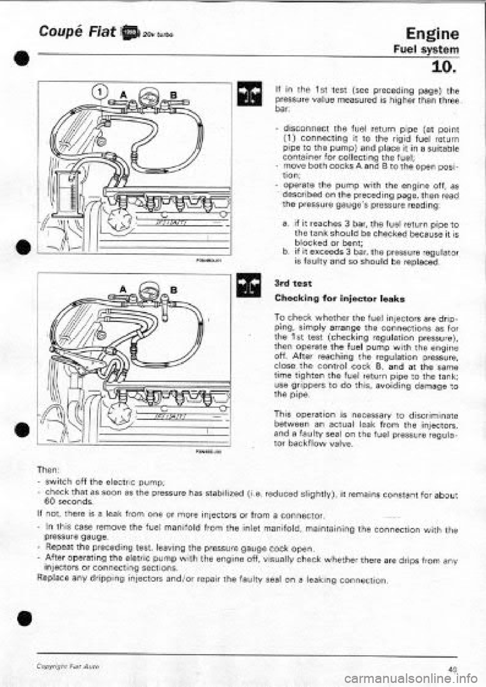 FIAT COUPE 1995 Workshop Manual FIAT COUPE 1995 Workshop Manual