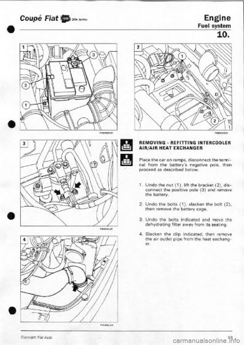FIAT COUPE 1995 Workshop Manual FIAT COUPE 1995 Workshop Manual