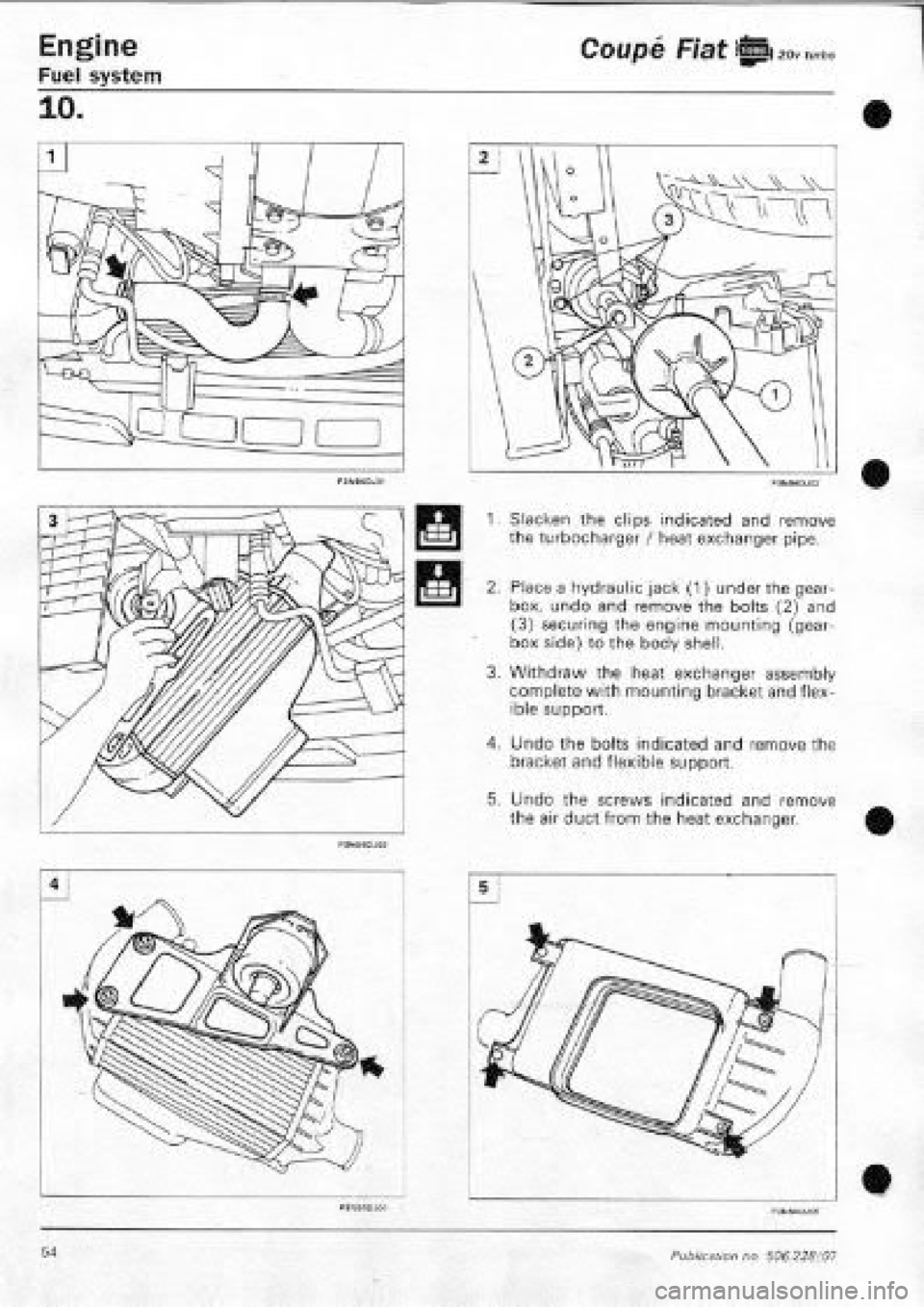 FIAT COUPE 1995 Workshop Manual FIAT COUPE 1995 Workshop Manual