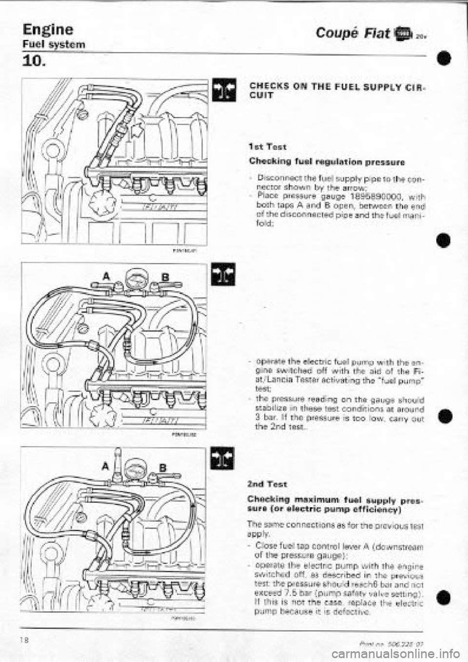 FIAT COUPE 1995 Workshop Manual FIAT COUPE 1995 Workshop Manual