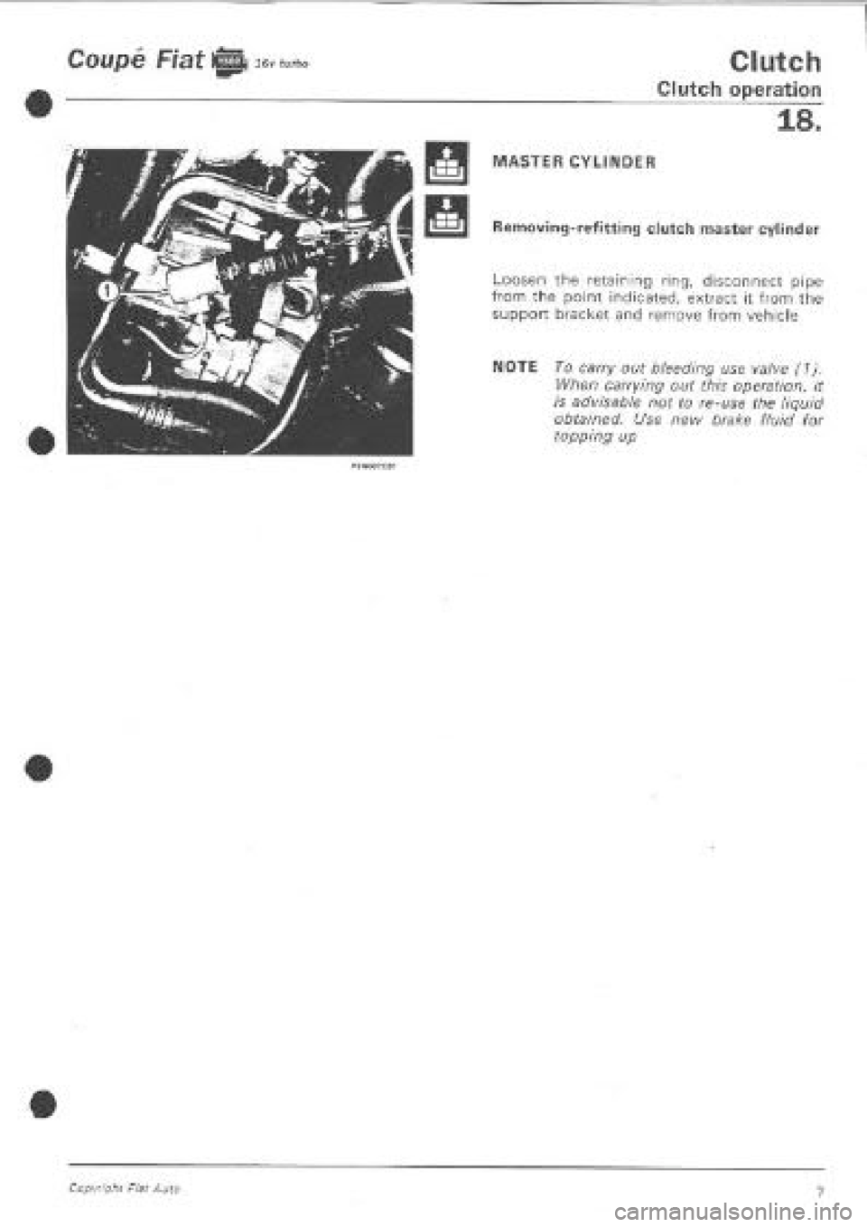 FIAT COUPE 1995 Workshop Manual FIAT COUPE 1995 Workshop Manual