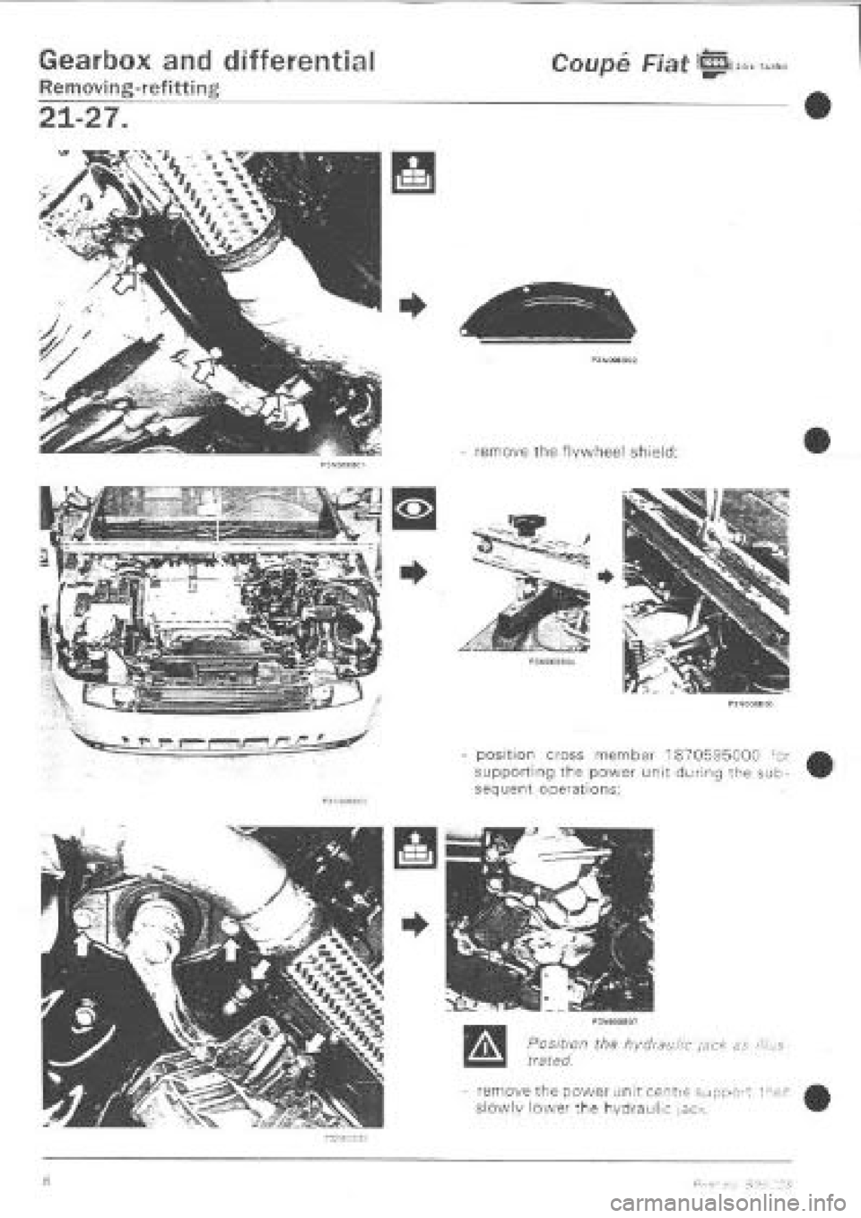 FIAT COUPE 1995 Workshop Manual FIAT COUPE 1995 Workshop Manual