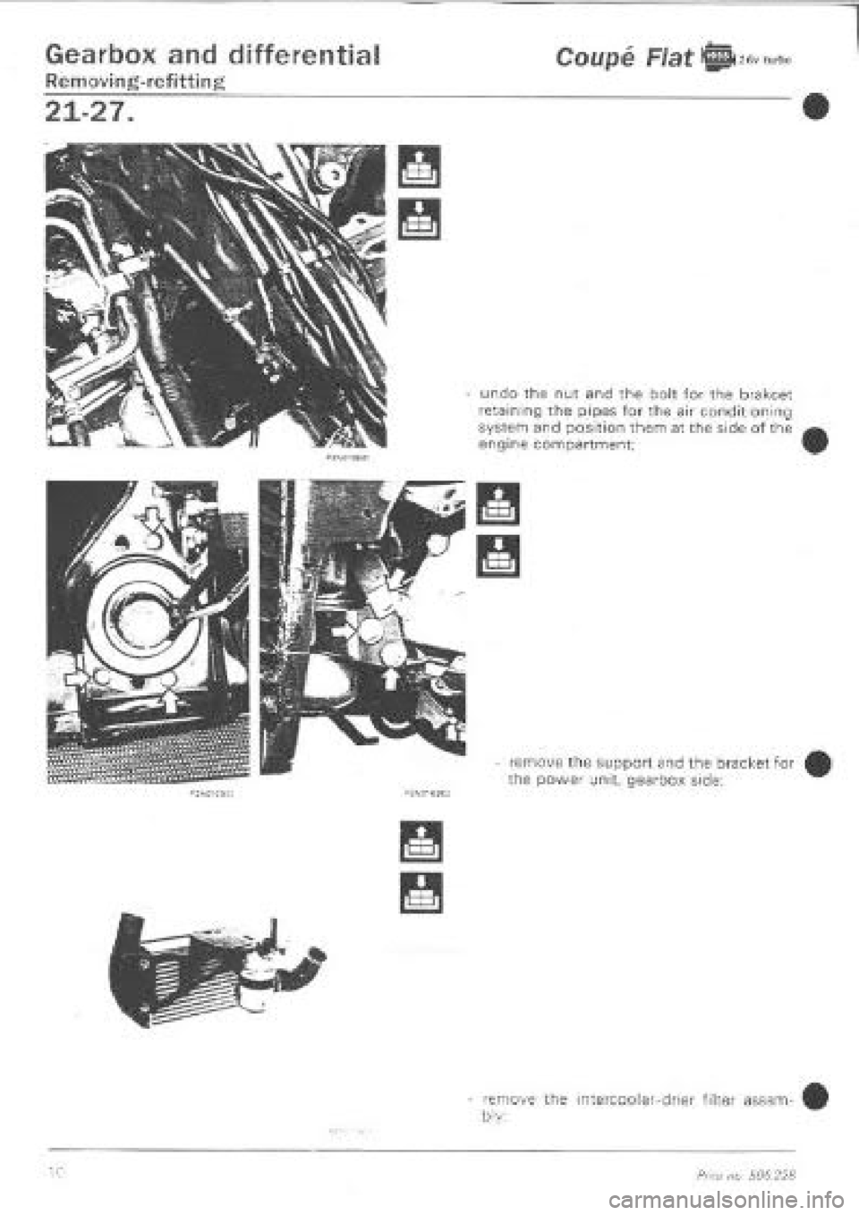 FIAT COUPE 1995 Workshop Manual FIAT COUPE 1995 Workshop Manual