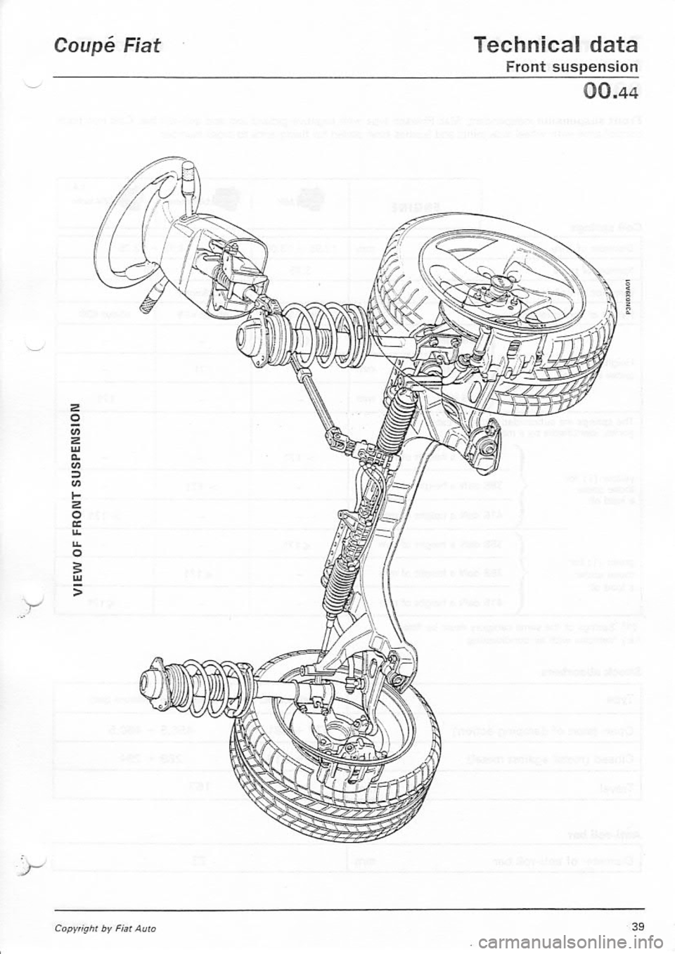 FIAT COUPE 1995 Service Manual FIAT COUPE 1995 Service Manual