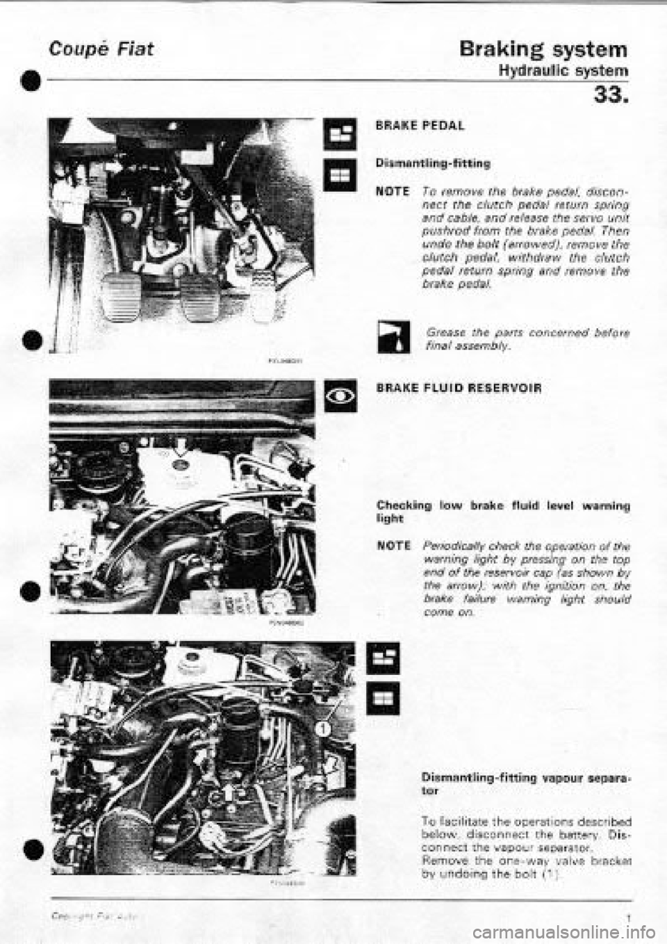 FIAT COUPE 1995 Workshop Manual FIAT COUPE 1995 Workshop Manual