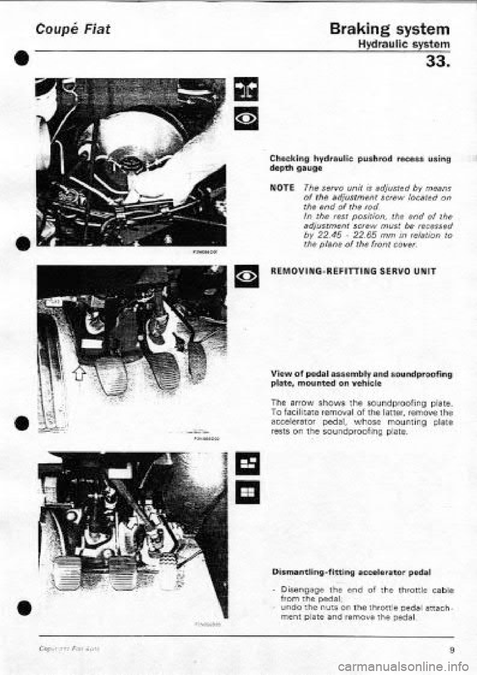 FIAT COUPE 1995 Workshop Manual FIAT COUPE 1995 Workshop Manual