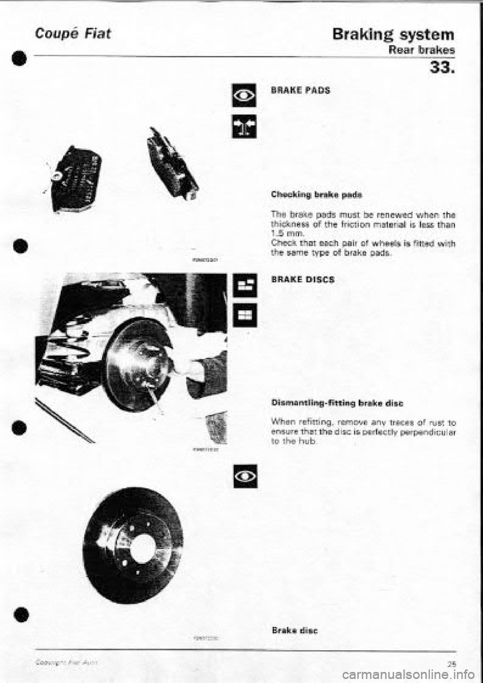 FIAT COUPE 1995 Workshop Manual FIAT COUPE 1995 Workshop Manual