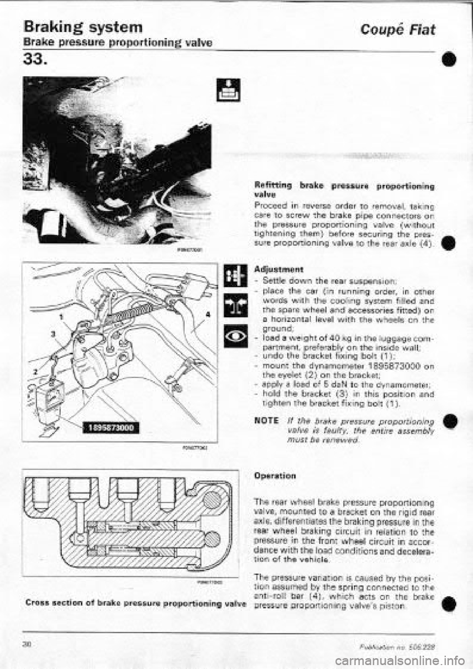 FIAT COUPE 1995 Workshop Manual FIAT COUPE 1995 Workshop Manual