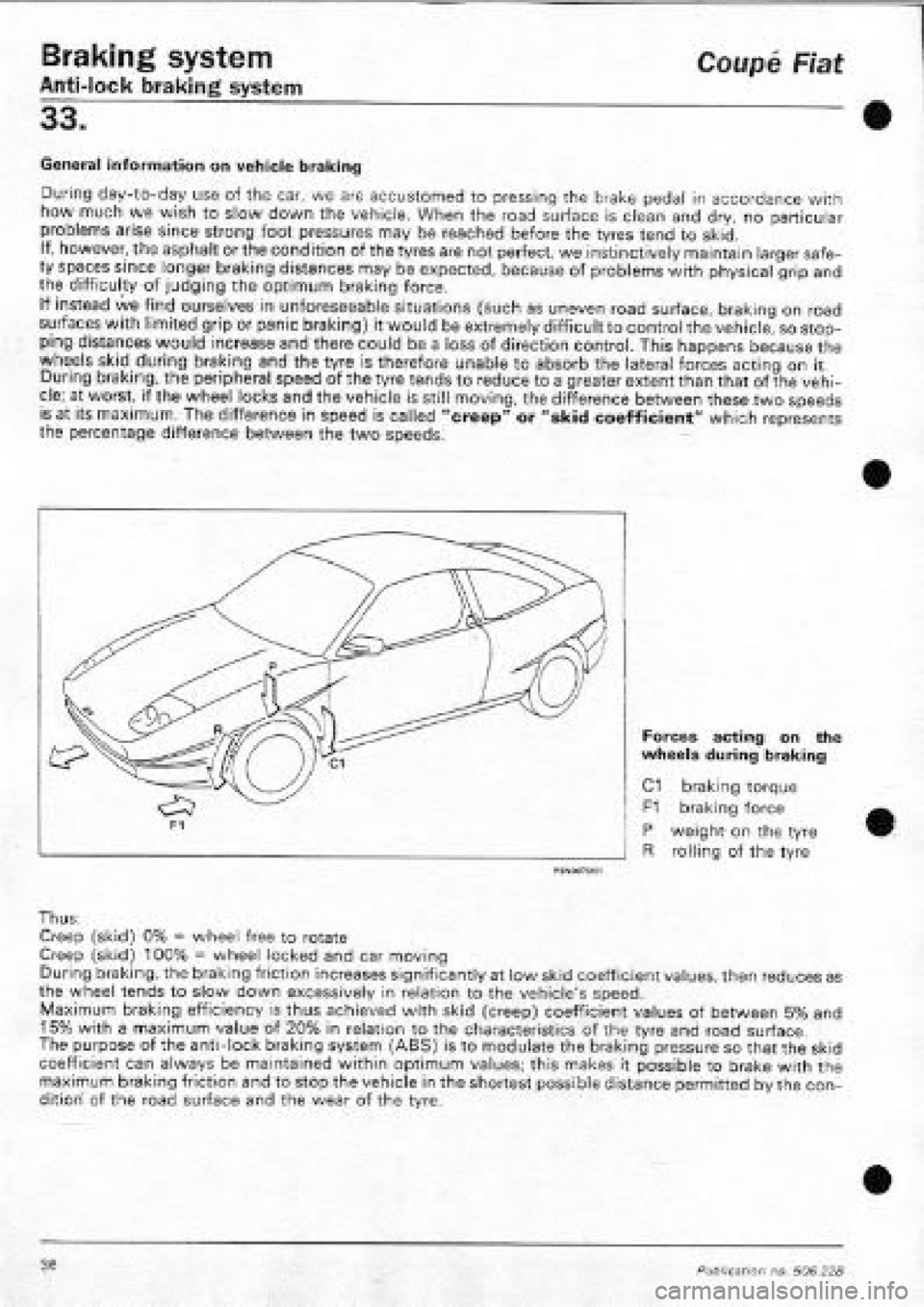 FIAT COUPE 1995 Workshop Manual FIAT COUPE 1995 Workshop Manual