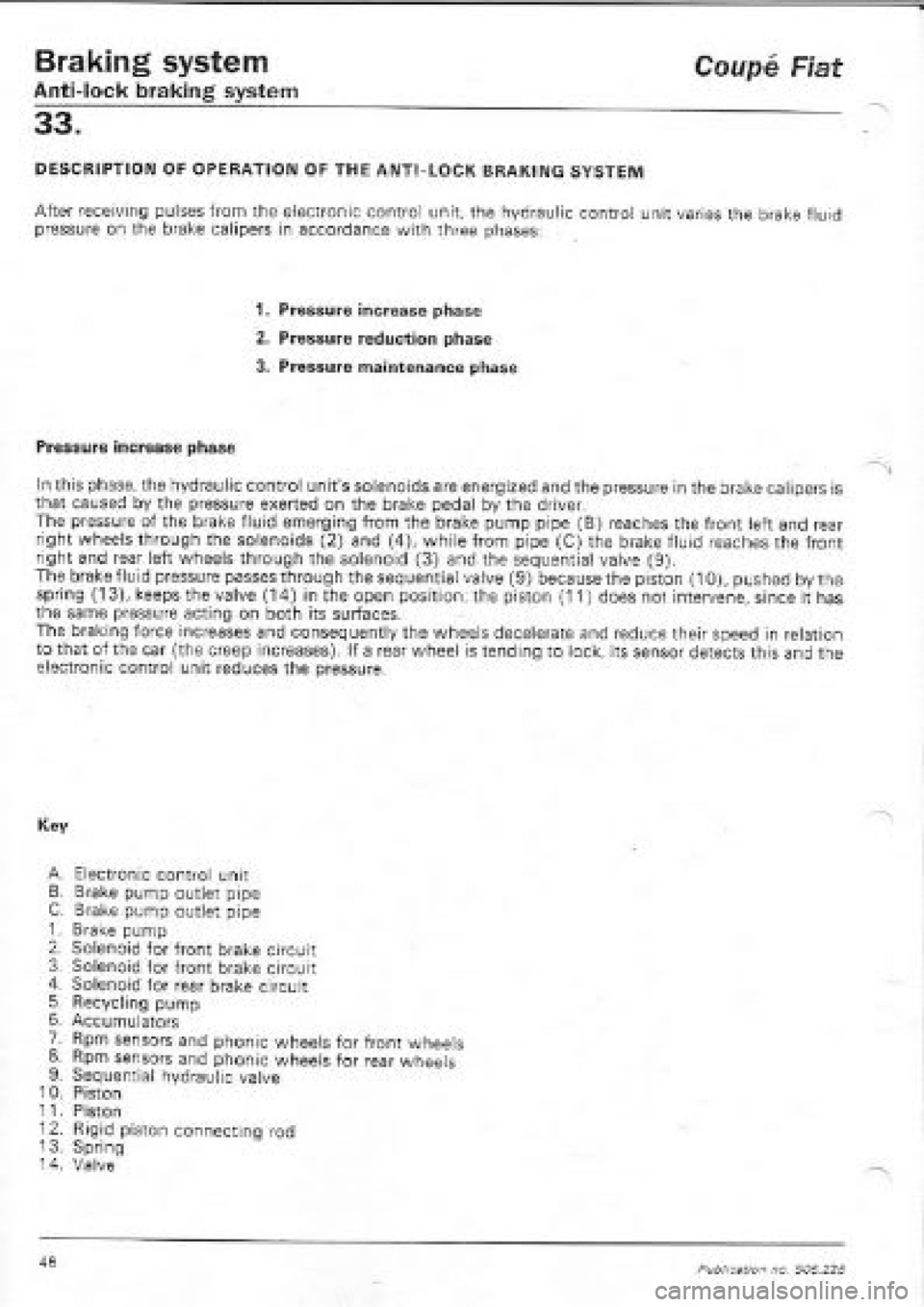 FIAT COUPE 1995 Workshop Manual FIAT COUPE 1995 Workshop Manual