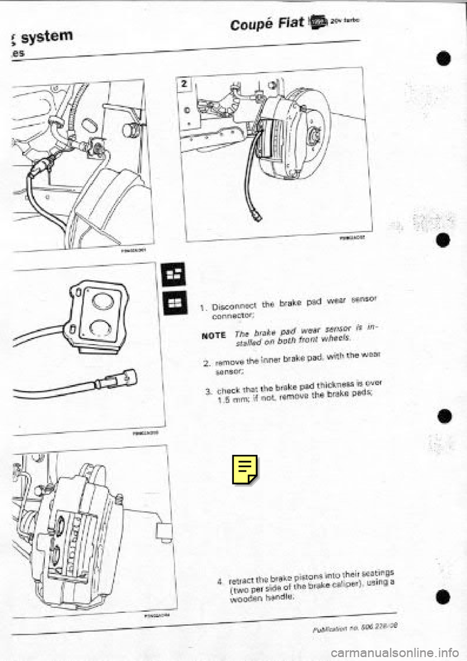 FIAT COUPE 1995 Workshop Manual FIAT COUPE 1995 Workshop Manual