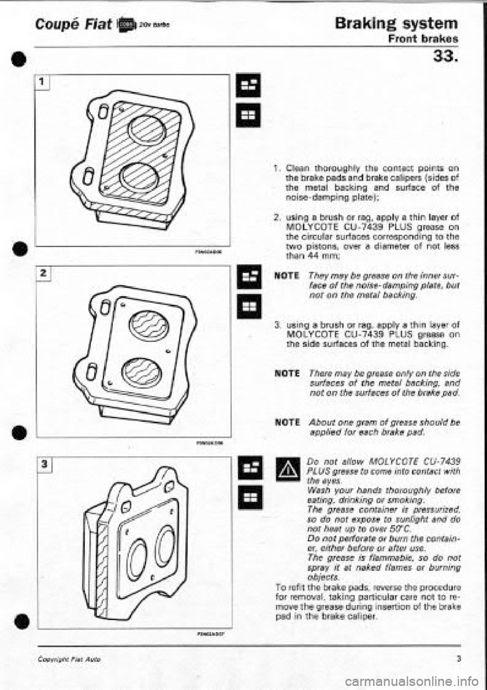FIAT COUPE 1995 Workshop Manual FIAT COUPE 1995 Workshop Manual