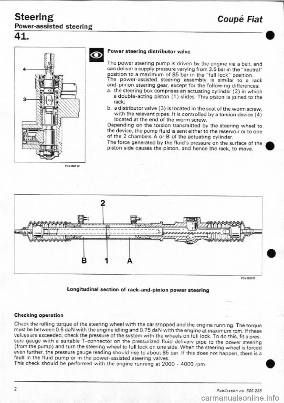 FIAT COUPE 1995 Workshop Manual FIAT COUPE 1995 Workshop Manual