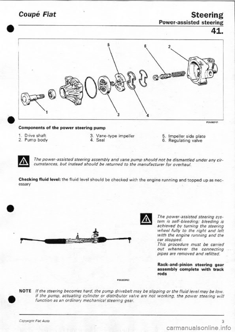 FIAT COUPE 1995 Workshop Manual FIAT COUPE 1995 Workshop Manual