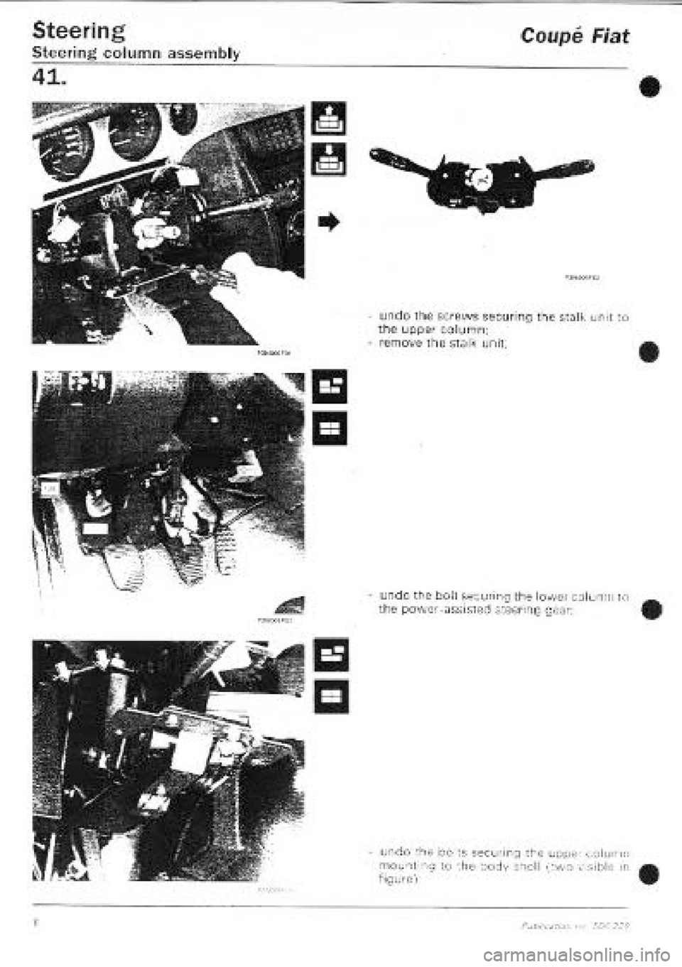 FIAT COUPE 1995 Workshop Manual FIAT COUPE 1995 Workshop Manual