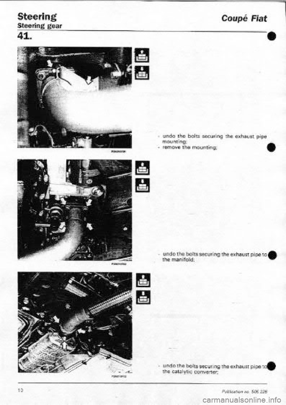 FIAT COUPE 1995 Workshop Manual FIAT COUPE 1995 Workshop Manual