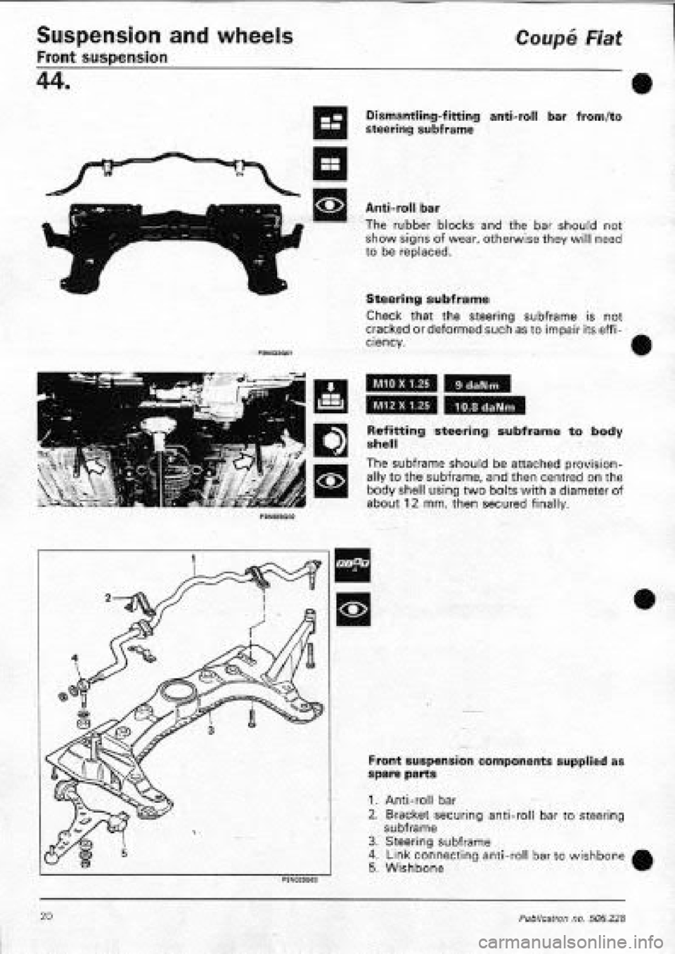 FIAT COUPE 1995 Workshop Manual FIAT COUPE 1995 Workshop Manual