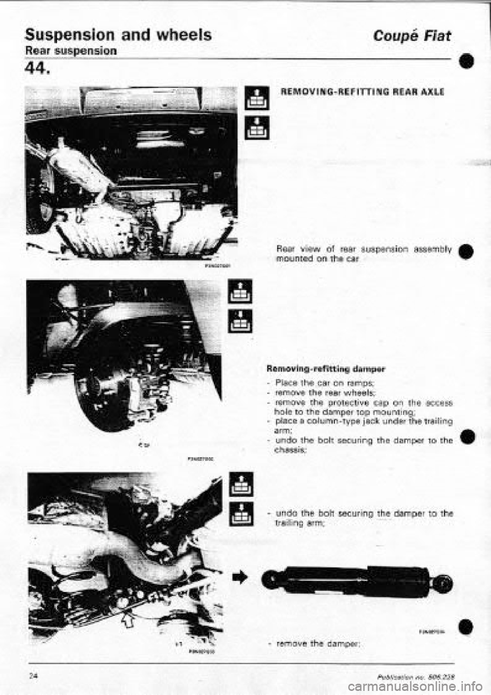 FIAT COUPE 1995 Workshop Manual FIAT COUPE 1995 Workshop Manual