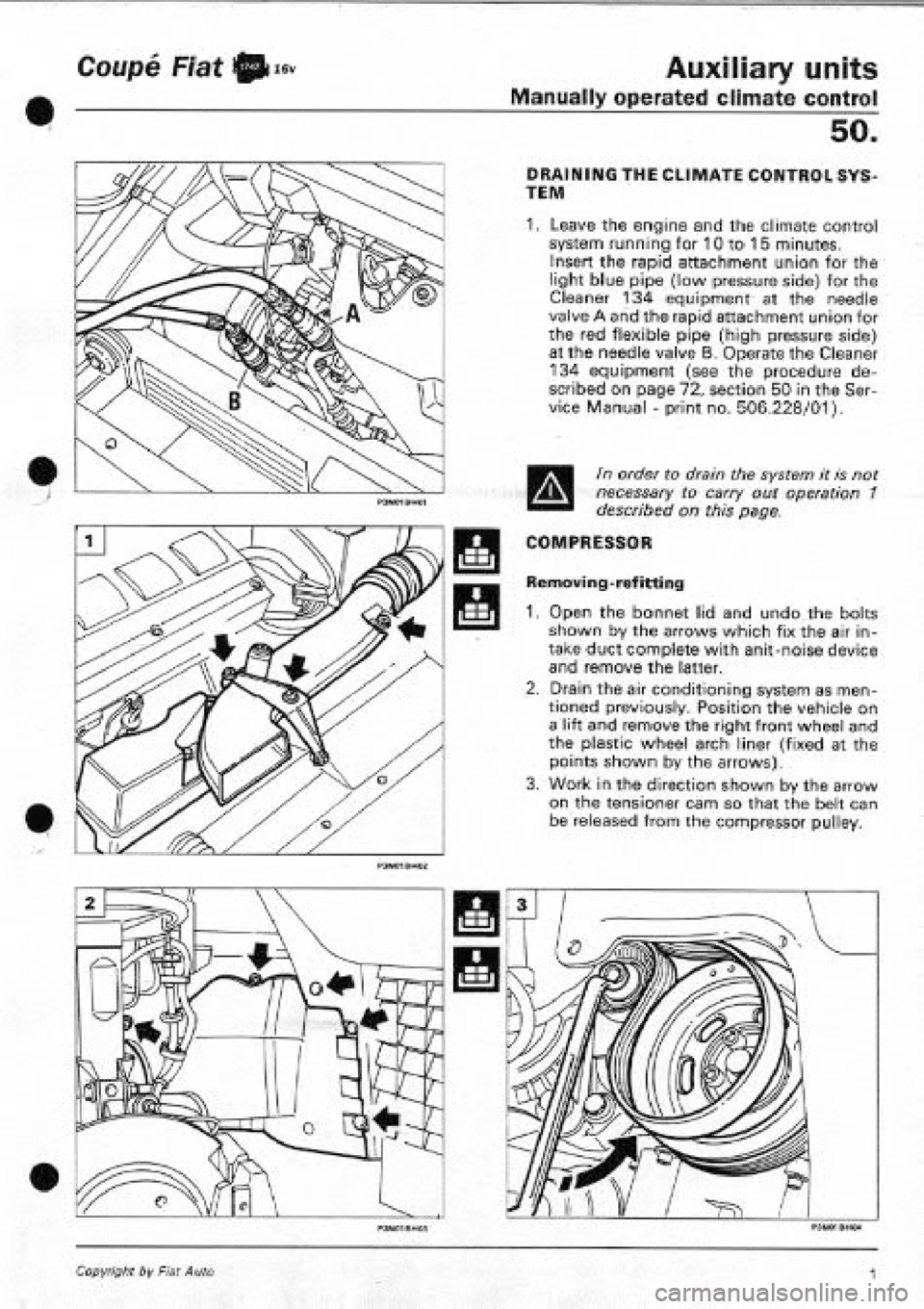 FIAT COUPE 1995 Workshop Manual FIAT COUPE 1995 Workshop Manual