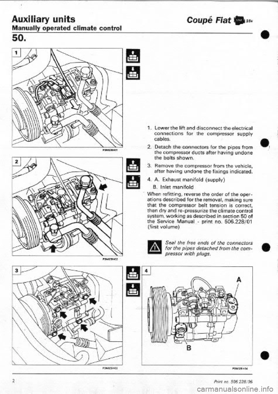 FIAT COUPE 1995 Workshop Manual FIAT COUPE 1995 Workshop Manual