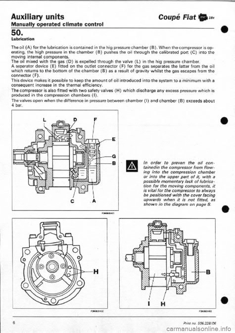 FIAT COUPE 1995 Workshop Manual FIAT COUPE 1995 Workshop Manual