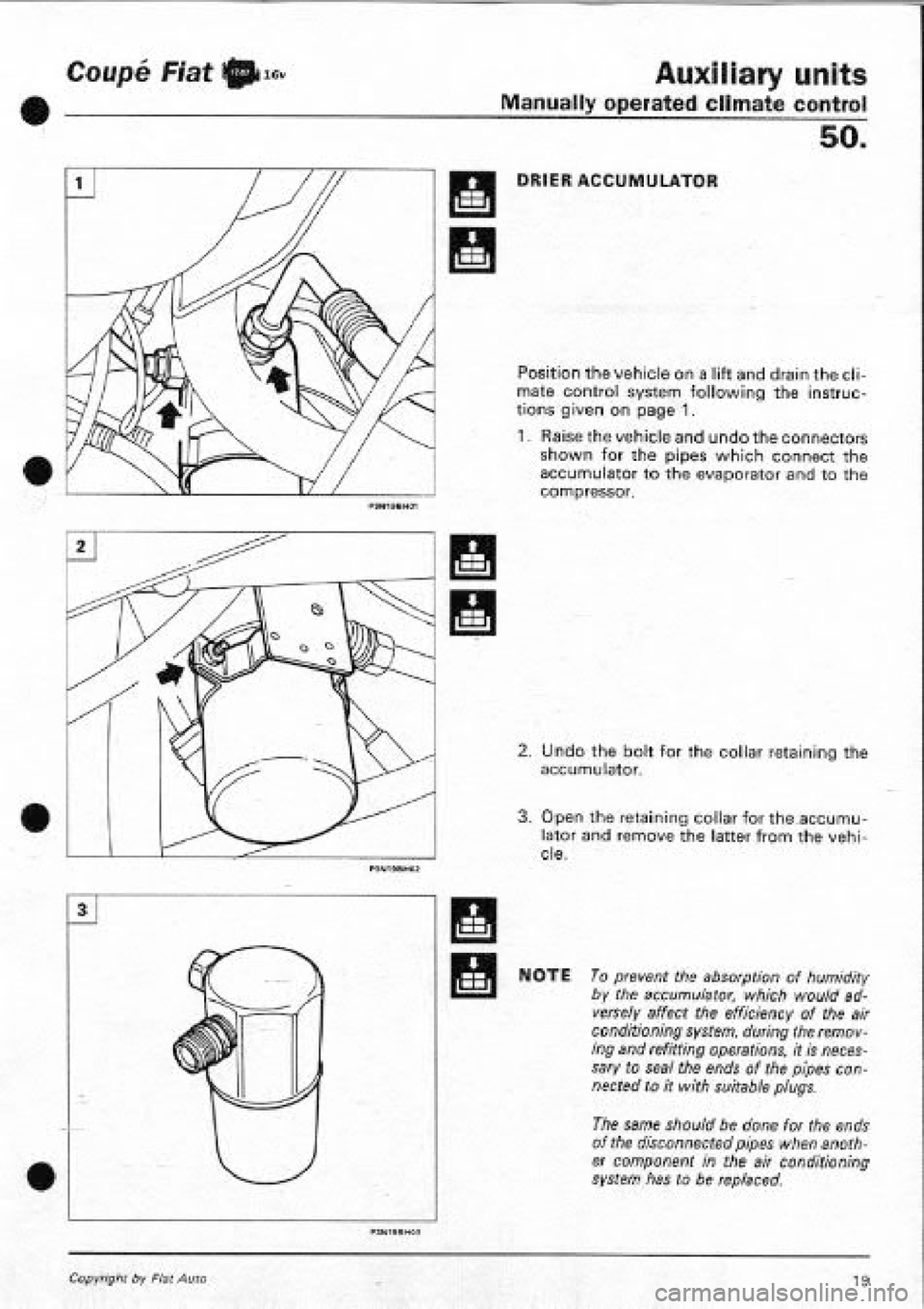 FIAT COUPE 1995 Workshop Manual FIAT COUPE 1995 Workshop Manual