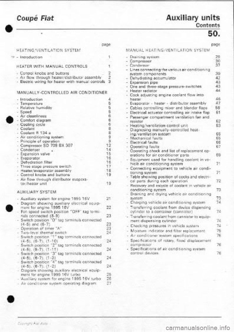 FIAT COUPE 1995 Workshop Manual FIAT COUPE 1995 Workshop Manual