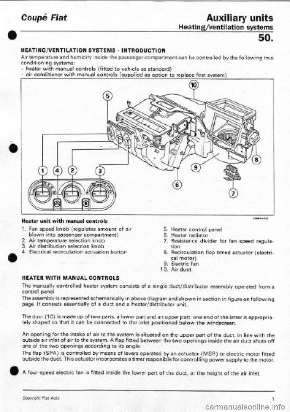 FIAT COUPE 1995 Workshop Manual FIAT COUPE 1995 Workshop Manual