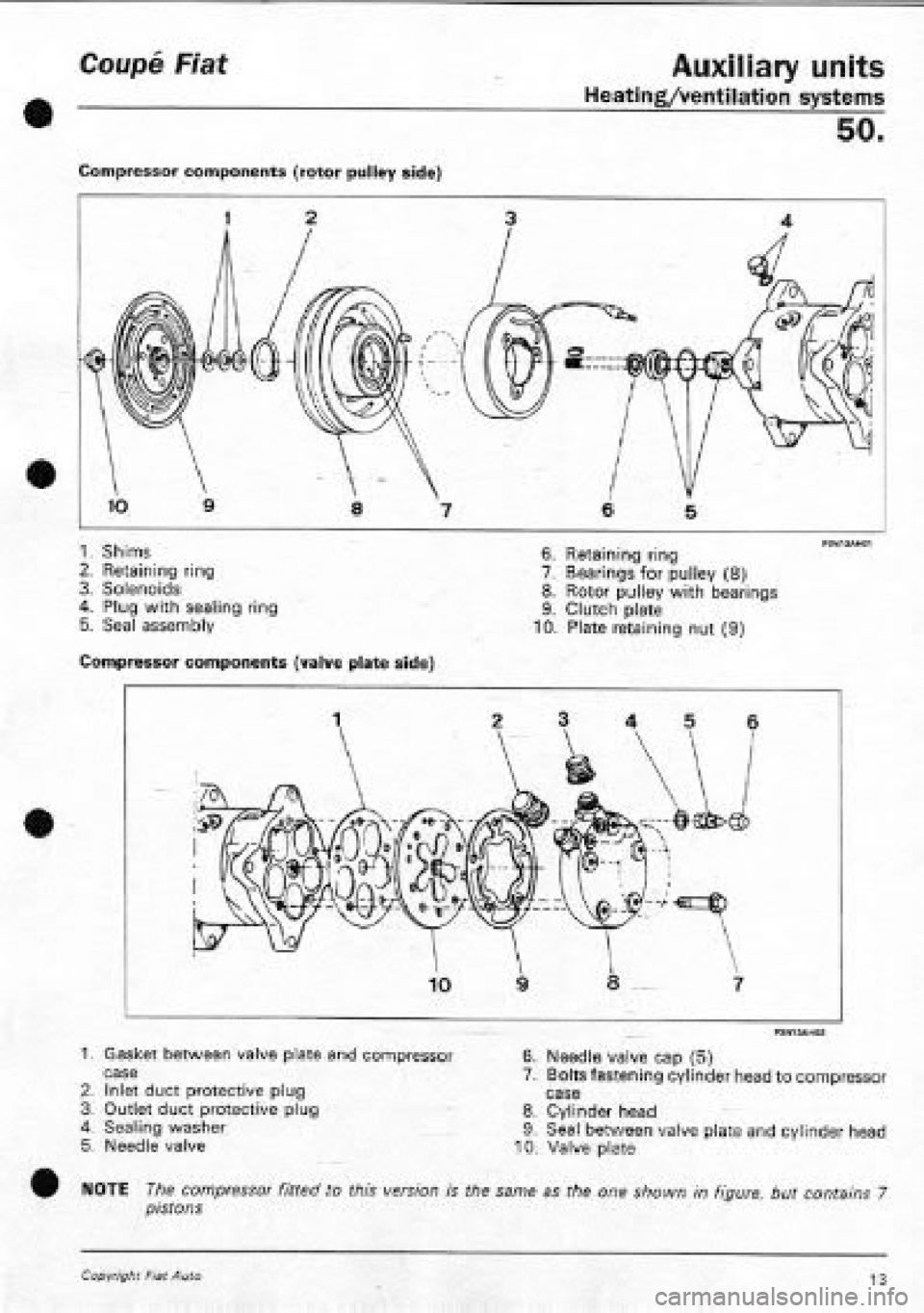 FIAT COUPE 1995 Workshop Manual FIAT COUPE 1995 Workshop Manual
