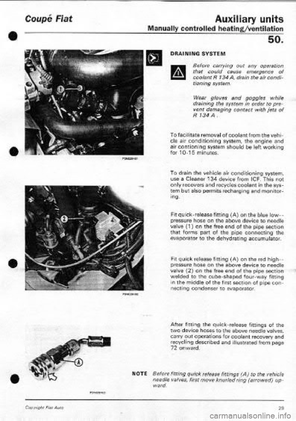 FIAT COUPE 1995 Workshop Manual FIAT COUPE 1995 Workshop Manual