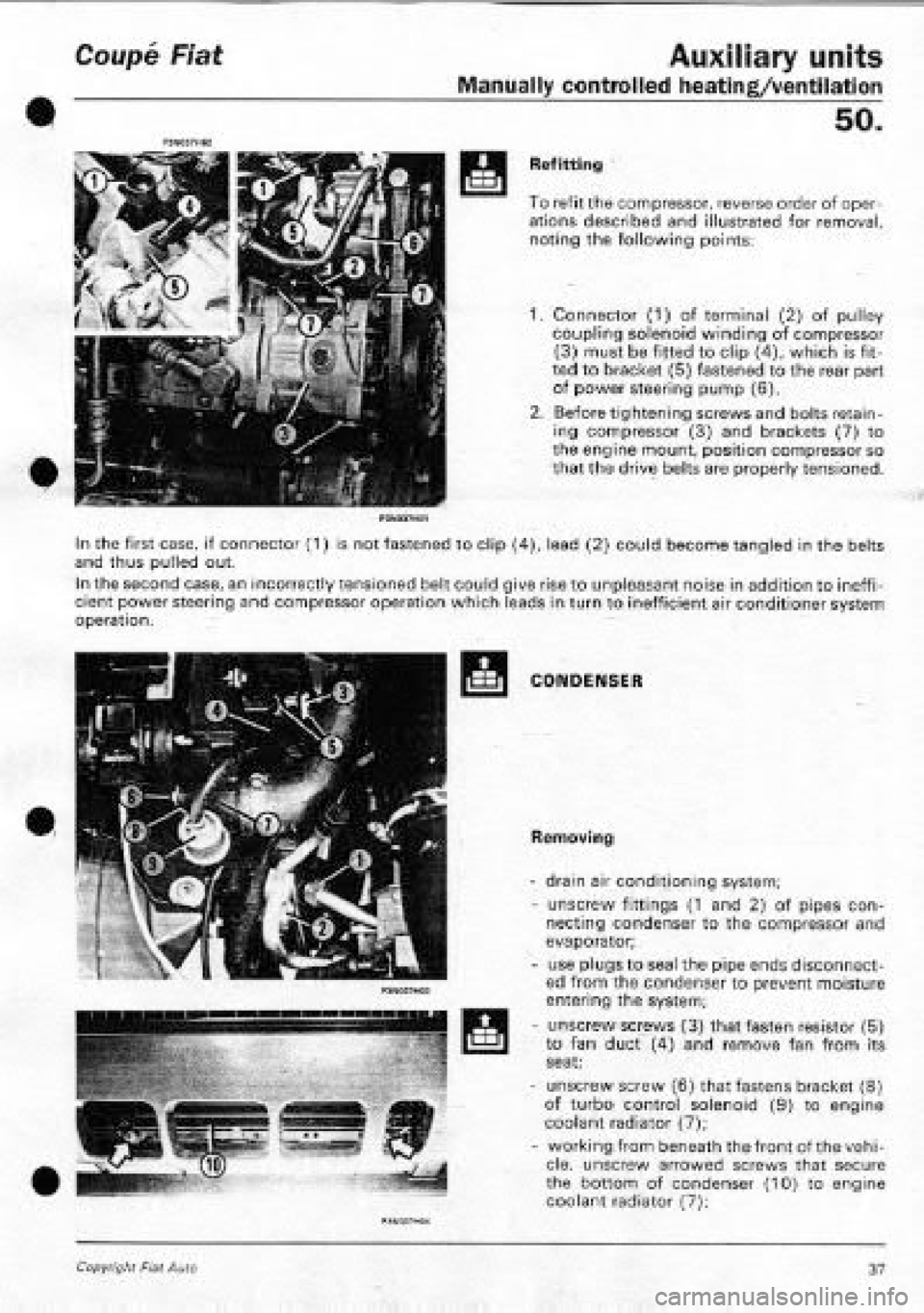 FIAT COUPE 1995 Workshop Manual FIAT COUPE 1995 Workshop Manual