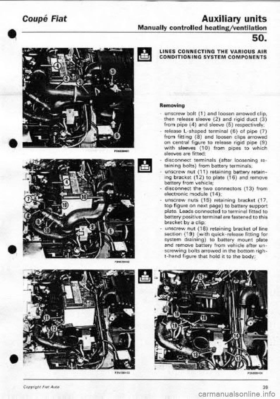 FIAT COUPE 1995 Workshop Manual FIAT COUPE 1995 Workshop Manual