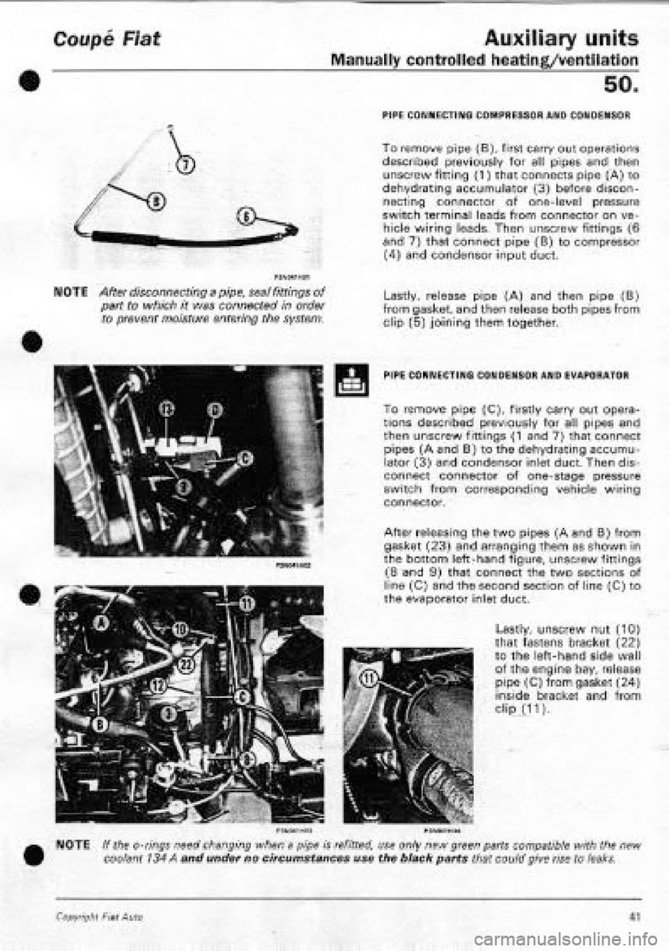 FIAT COUPE 1995 Workshop Manual FIAT COUPE 1995 Workshop Manual