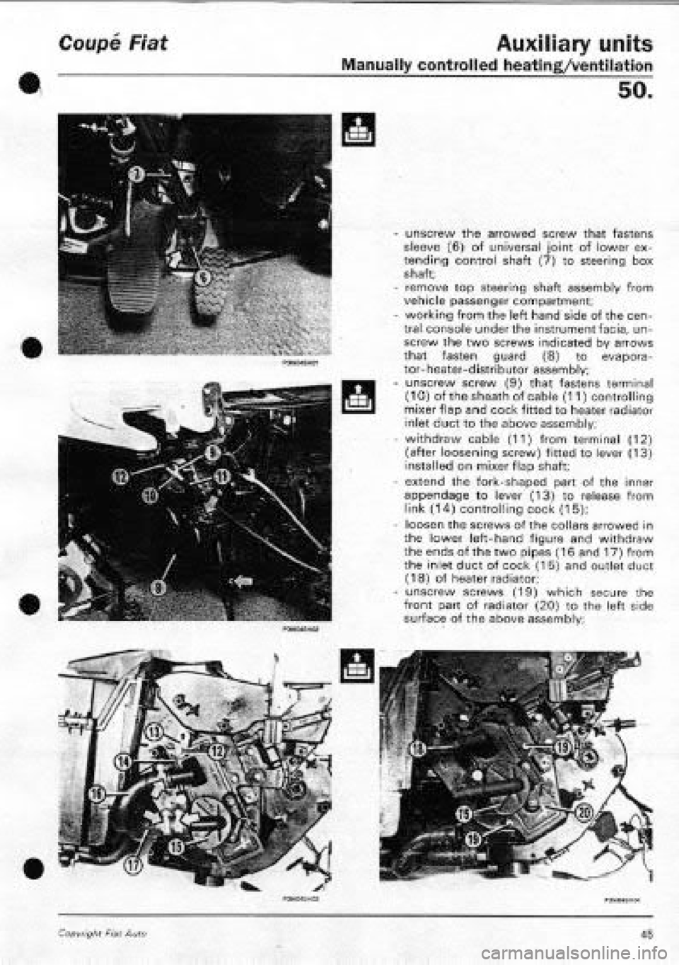 FIAT COUPE 1995 Workshop Manual FIAT COUPE 1995 Workshop Manual