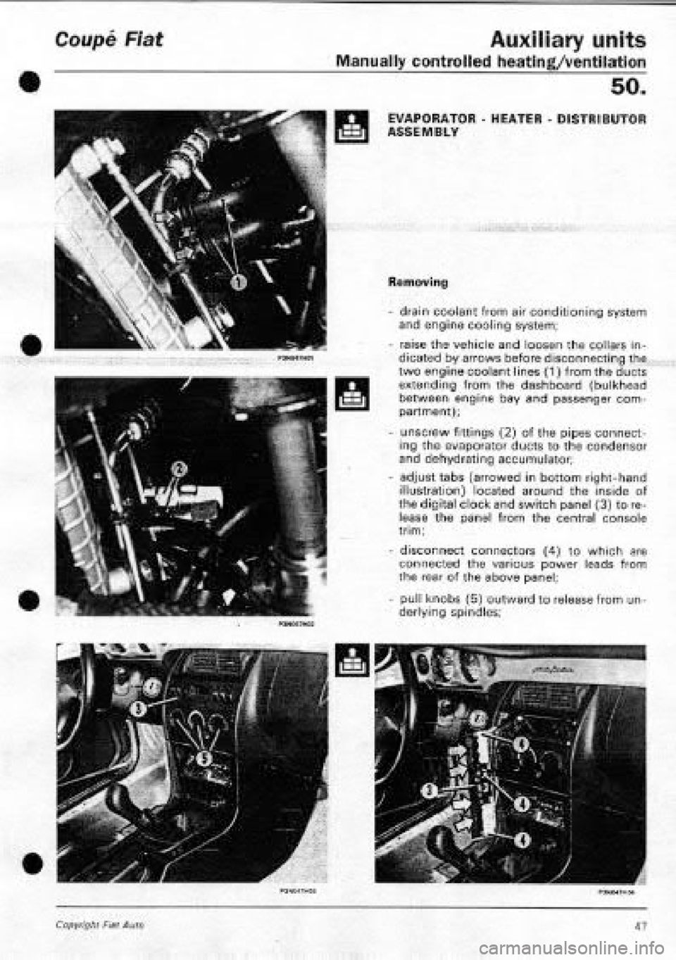 FIAT COUPE 1995 Workshop Manual FIAT COUPE 1995 Workshop Manual