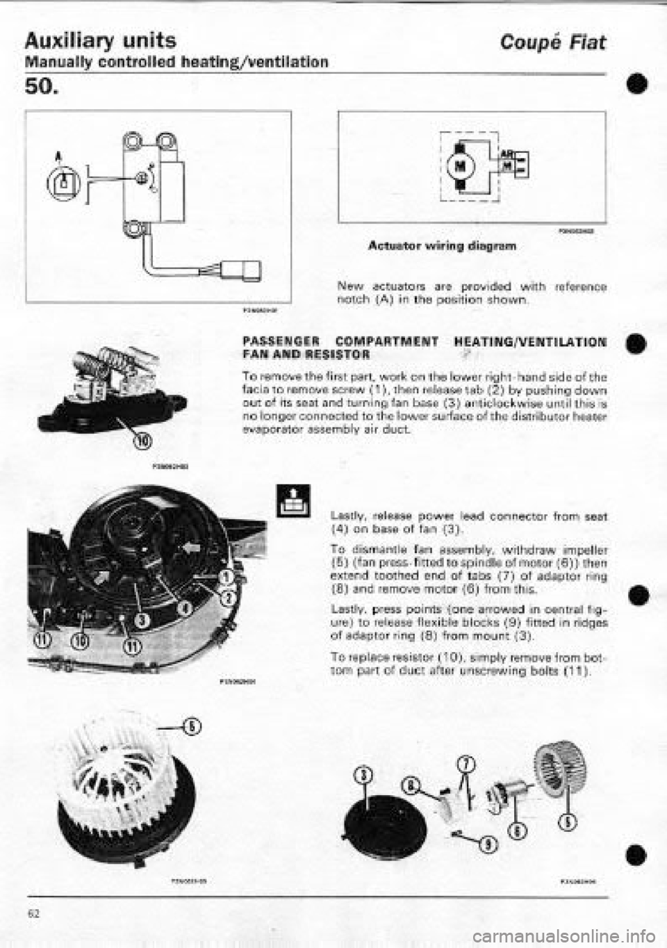 FIAT COUPE 1995 Workshop Manual FIAT COUPE 1995 Workshop Manual