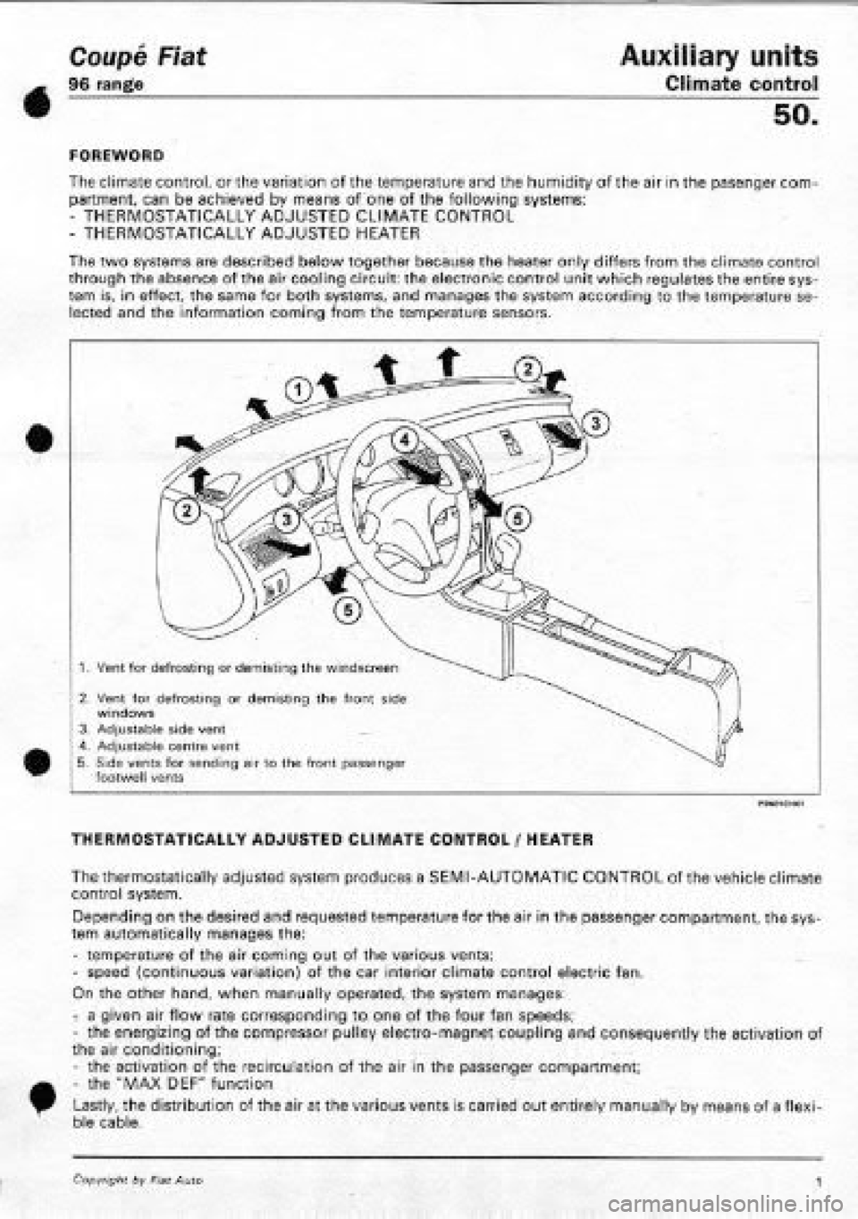 FIAT COUPE 1995 Workshop Manual FIAT COUPE 1995 Workshop Manual