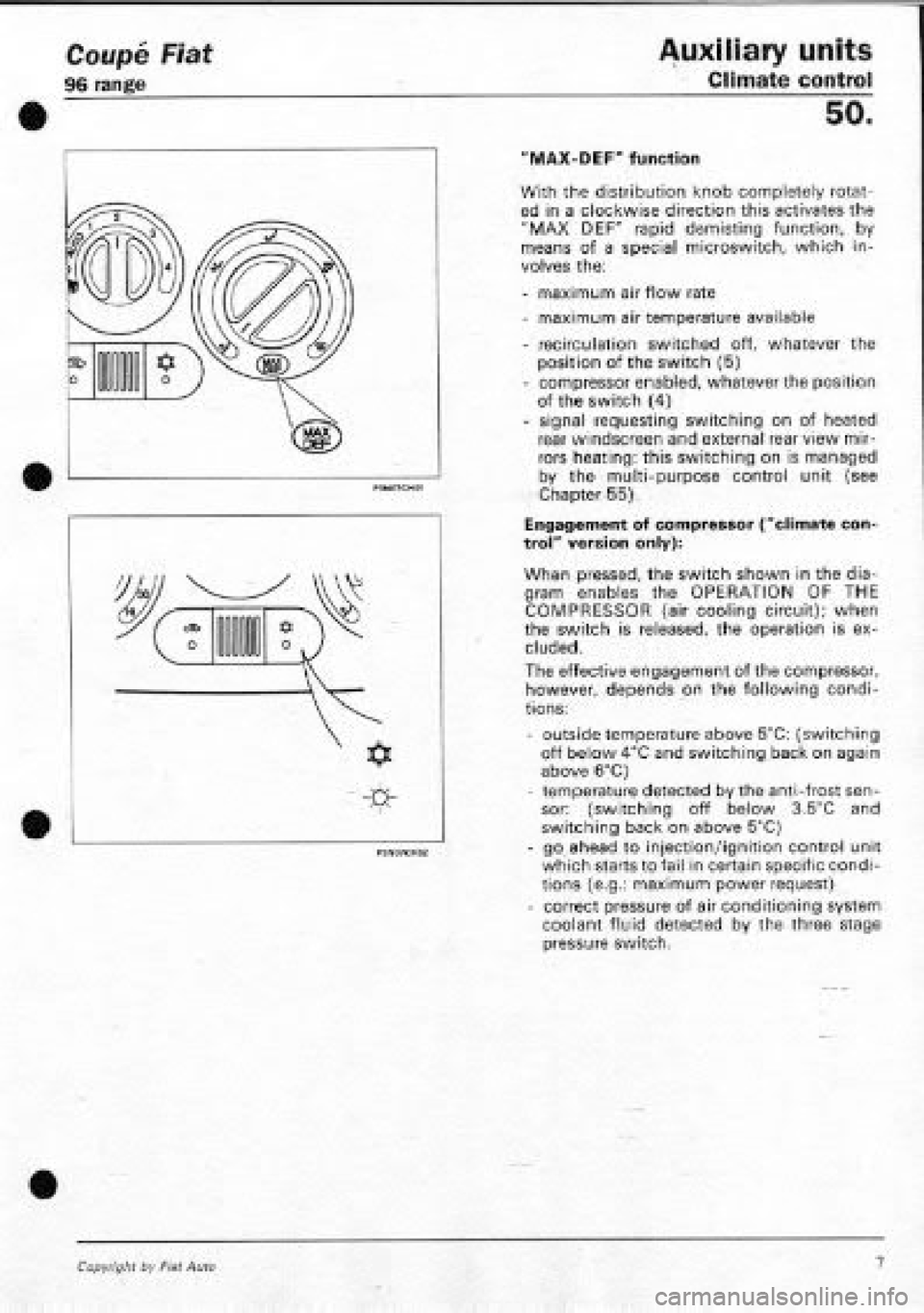 FIAT COUPE 1995 Workshop Manual FIAT COUPE 1995 Workshop Manual