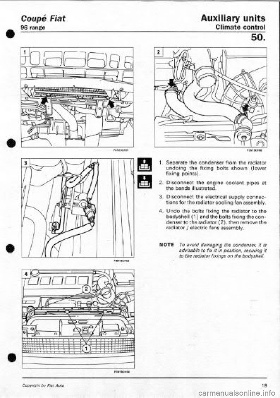 FIAT COUPE 1995 Workshop Manual FIAT COUPE 1995 Workshop Manual