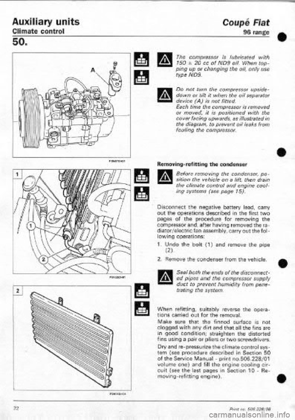 FIAT COUPE 1995 Workshop Manual FIAT COUPE 1995 Workshop Manual