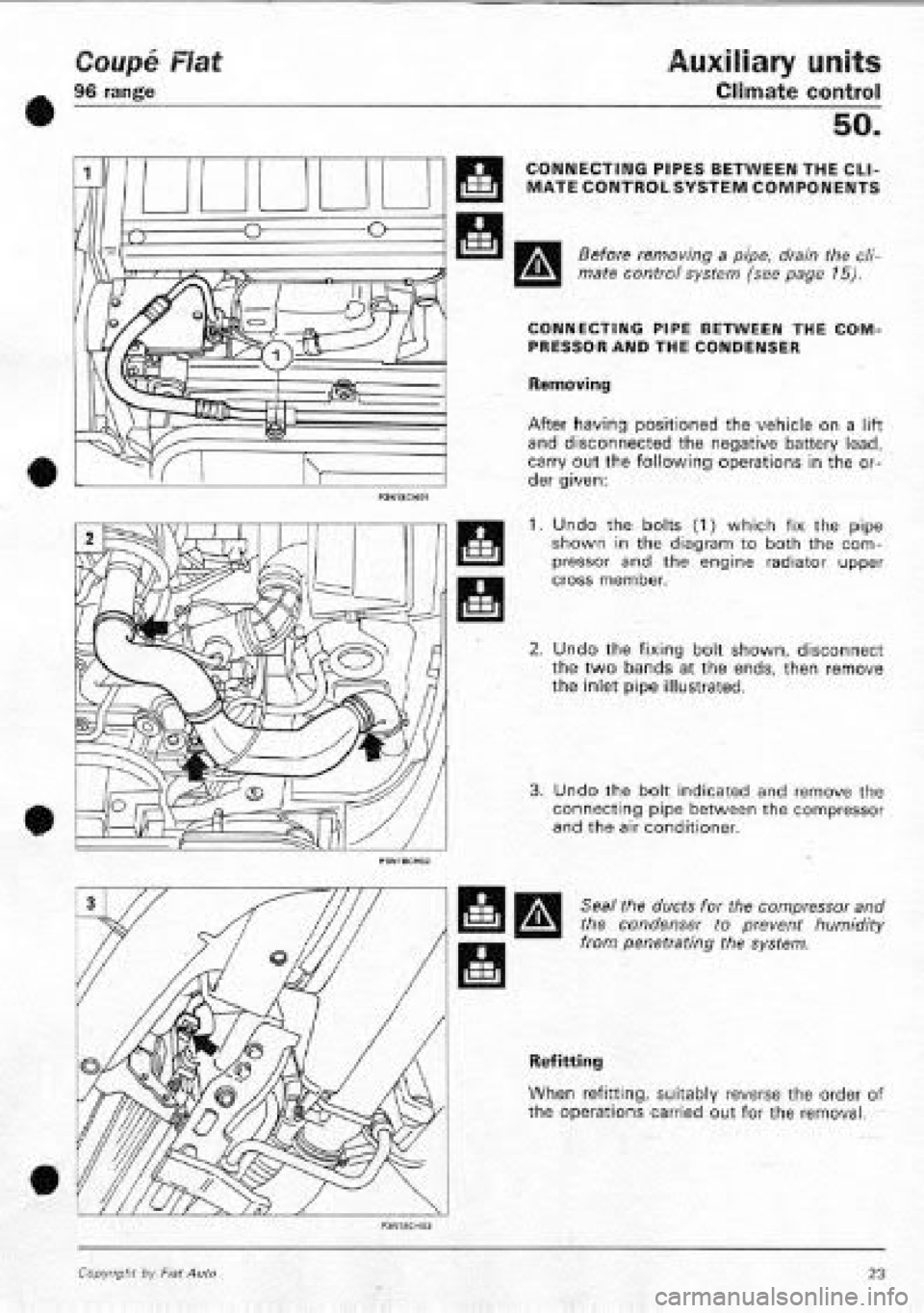 FIAT COUPE 1995 Workshop Manual FIAT COUPE 1995 Workshop Manual