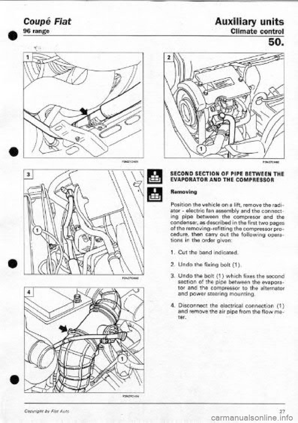 FIAT COUPE 1995 Workshop Manual FIAT COUPE 1995 Workshop Manual